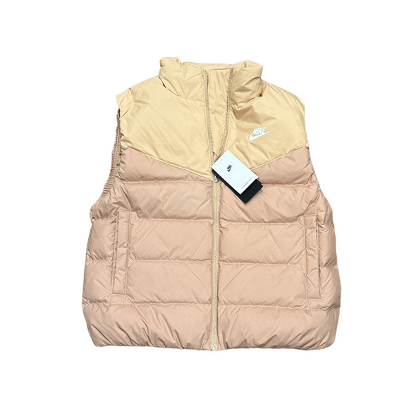 NWT Nike Tan Sportswear Therma-Fit Windrunner Down Quilted Vest | Size Small - Picture 3 of 5
